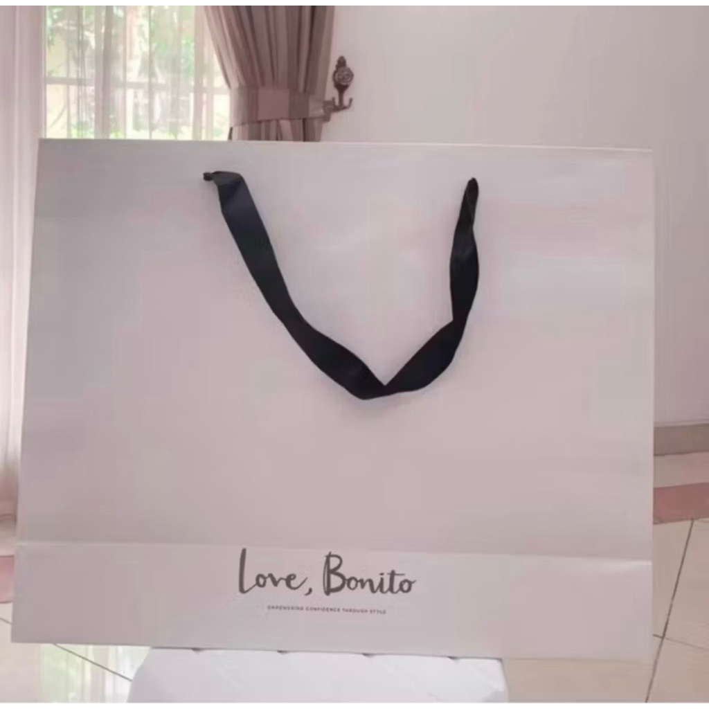 LOVE BONITO paper bag kantong kado original
