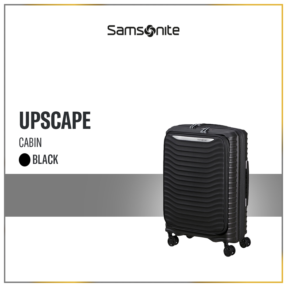Samsonite Koper Hardcase Upscape Cabin 20 Inch Exp Easy Access - Black