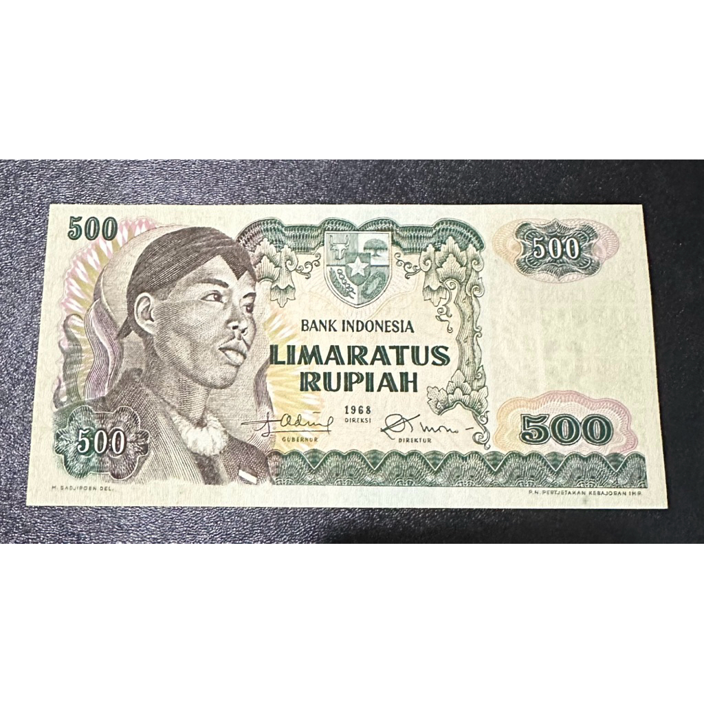 Uang kuno 500 sudirman Kondisi UNC/GRESS