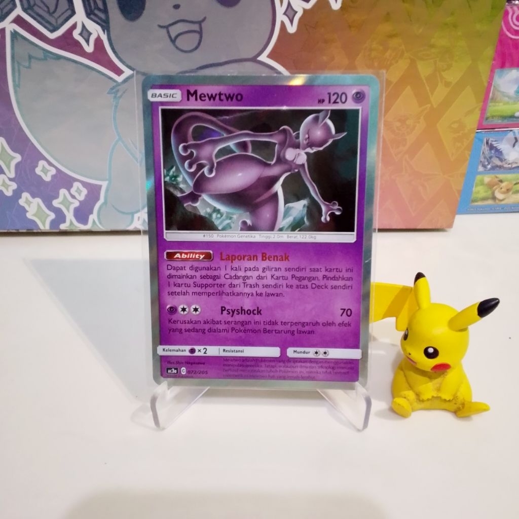 Mewtwo Holo TCG Indonesia