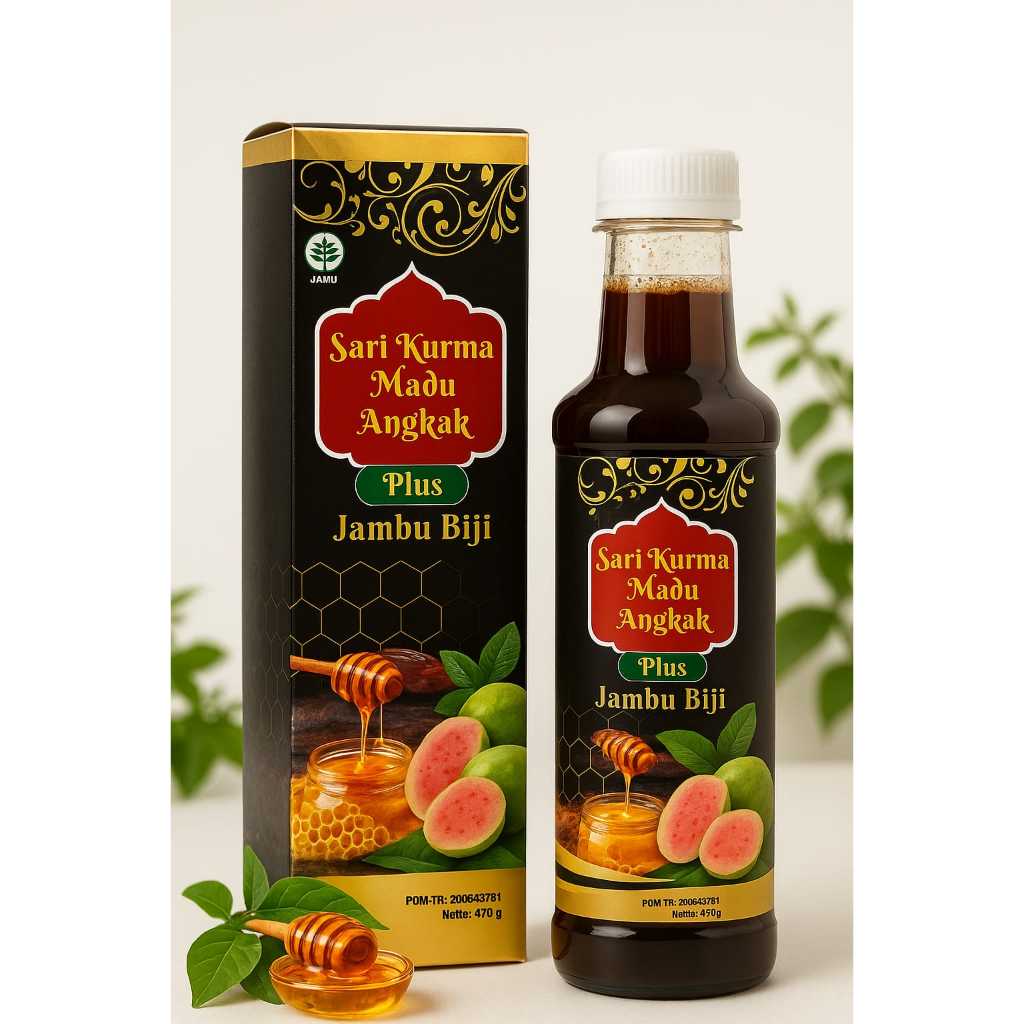 MJS NATURE SARI KURMA ANGKAK - SARI KURMA DENGAN ANGKAK & JAMBU BIJI