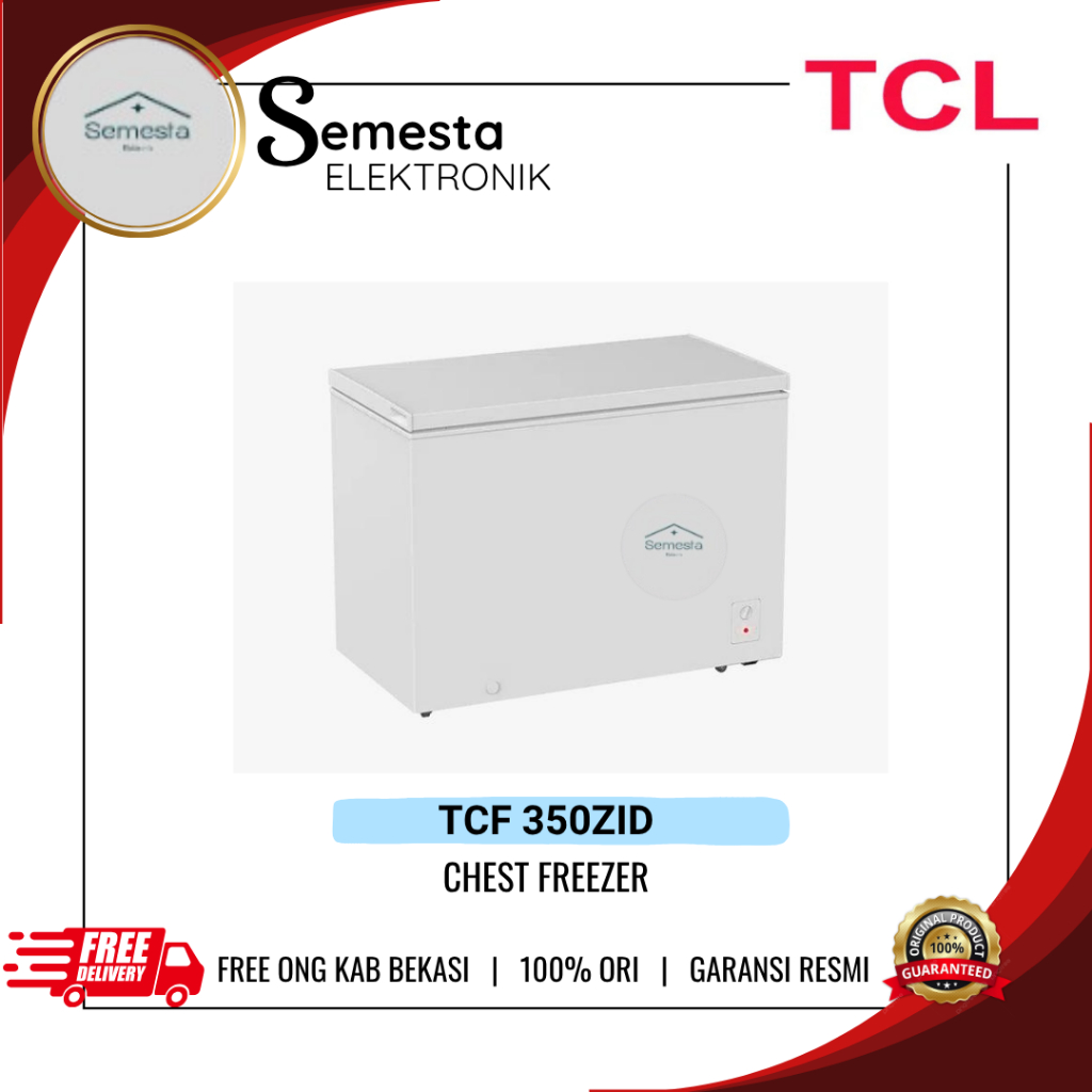 TCL TCF-350ZID CHEST FREEZER TCF 350ZID 350 LITER KULKAS DAGING