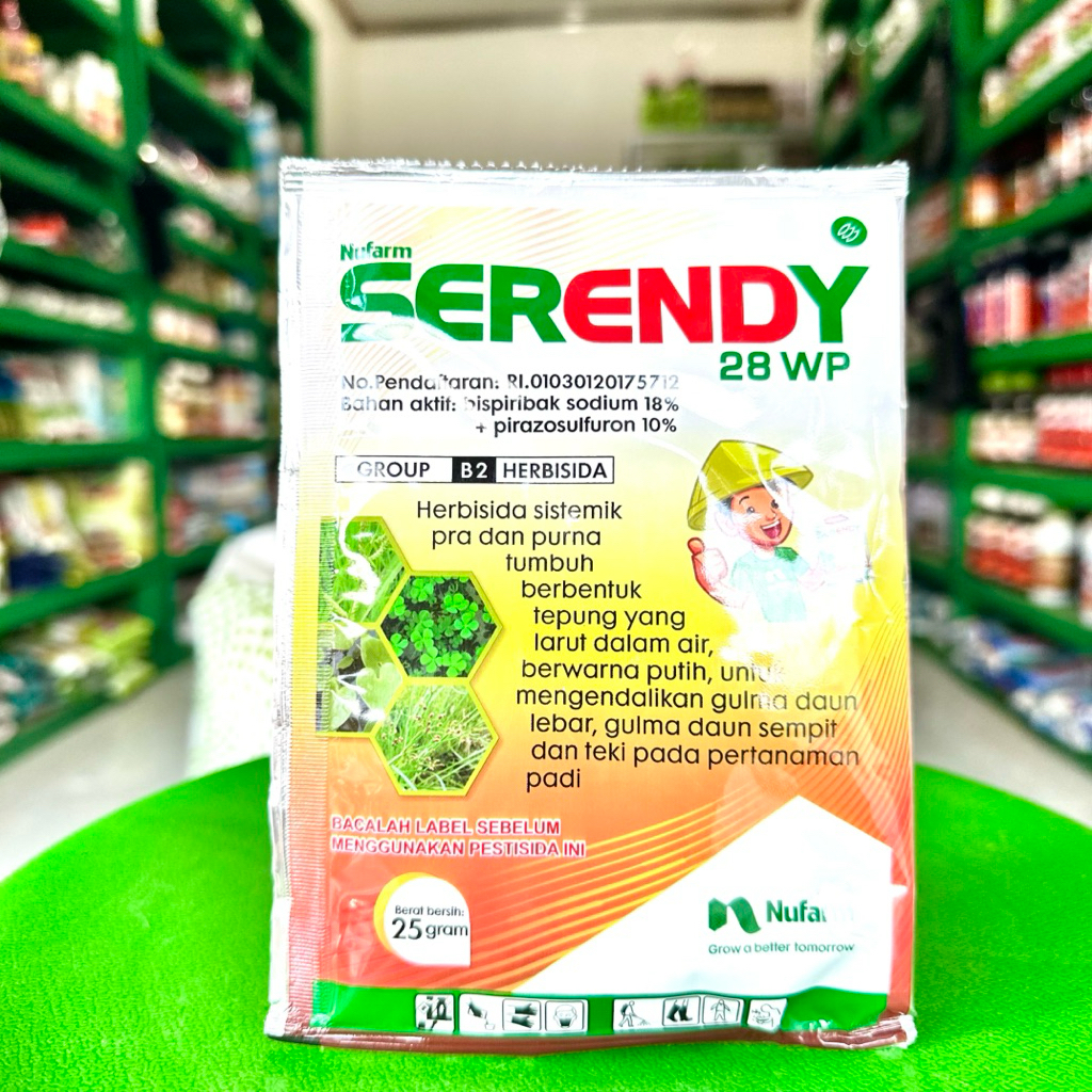 Herbisida SERENDY 28Wp 25Gram - Herbisida Selektif Padi dan Pembeku Biji Gulma