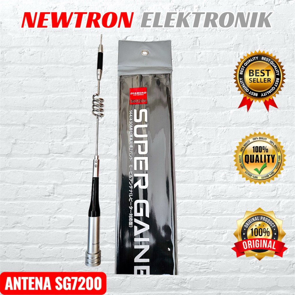 Antena SG7200 Dualband VHF UHF Super Gainer di Mobil Compatible Radio Rig ICOM Kenwood Alinco Yaesu 