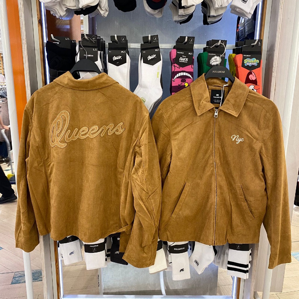 Jastipp. Jacket Zipper Suede Pull&Bear (Man)