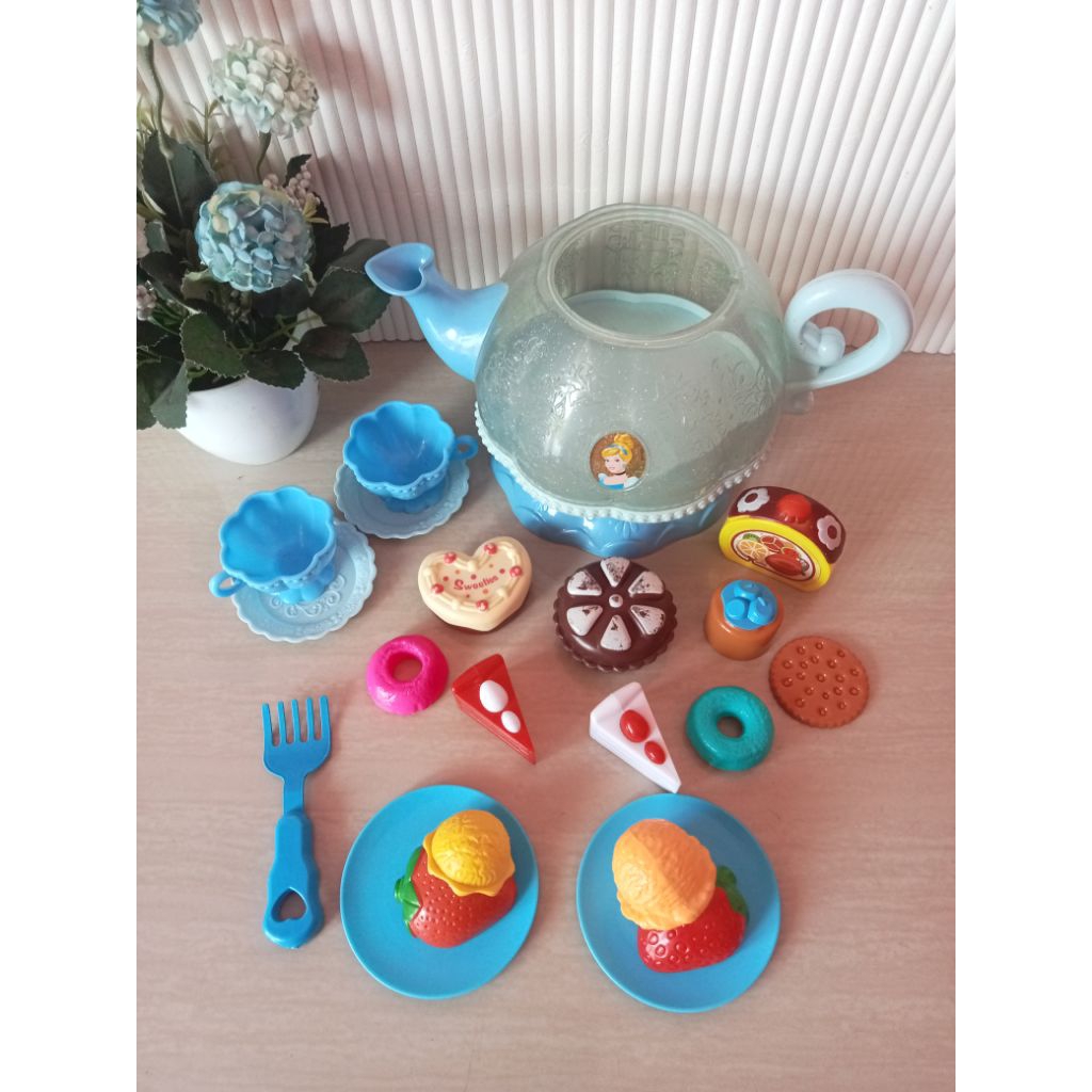 preloved mainan set teko disney