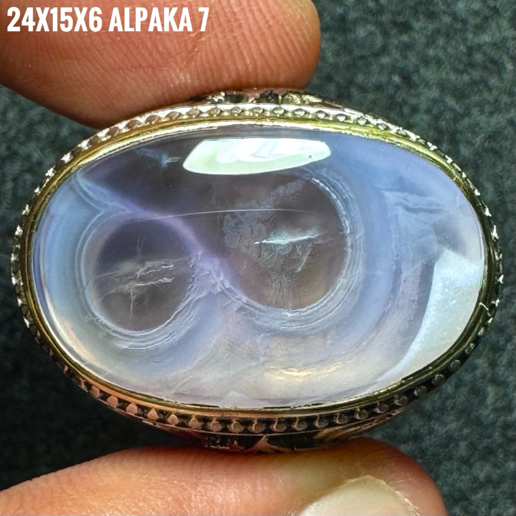 Cincin Batu Akik Natural Lafadz Allah