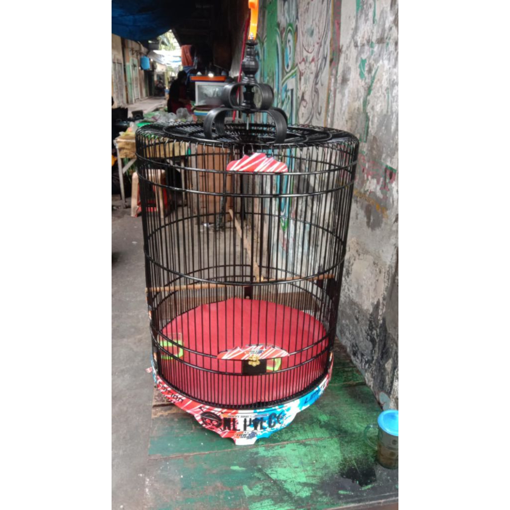 sangkar/ kandang murai Rafi jaya no 3 warna hitam aklirik