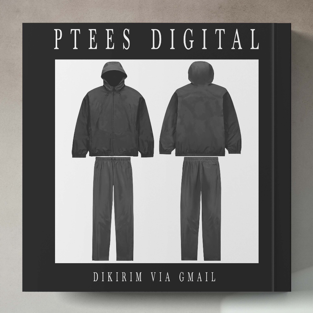 PD0839 - SET JACKET SWEATPANTS TRACKSUIT MOCKUP MOCKUP