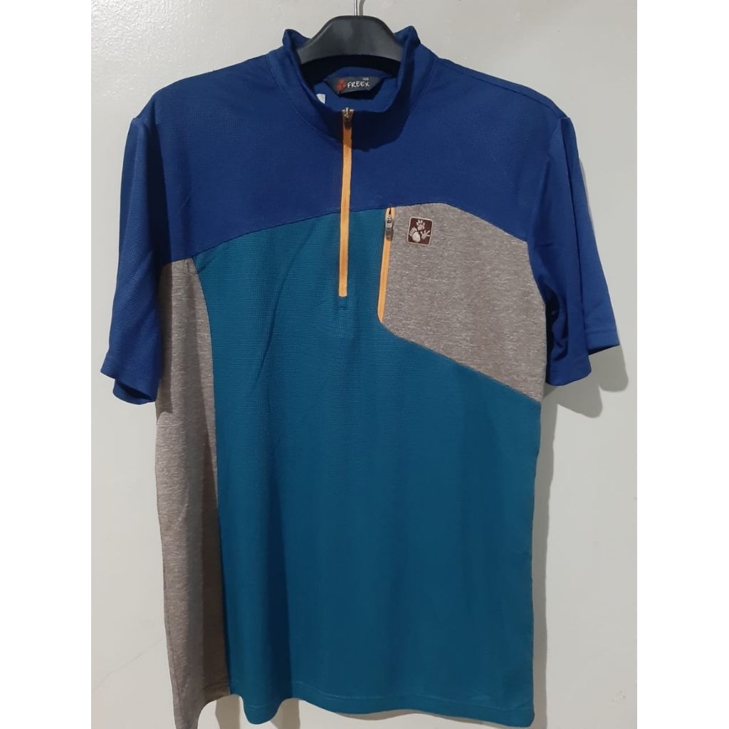 t-shirt kaos bestlayer naik gunung olah raga Jersey Freex Freeloved/bekas/thrift/second/seken