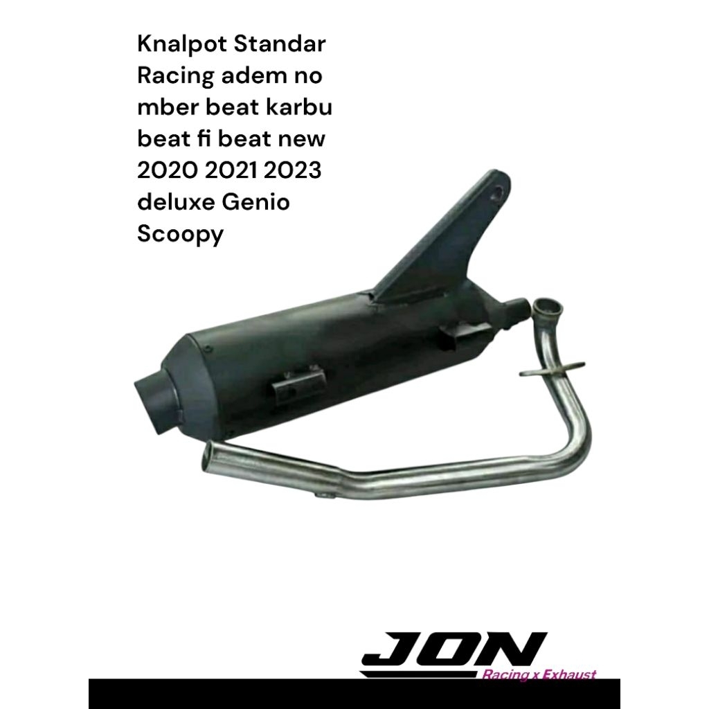 TERMURAH Knalpot Standar Racing adem no mber beat karbu beat fi beat new 2020 2021 2023 deluxe Genio