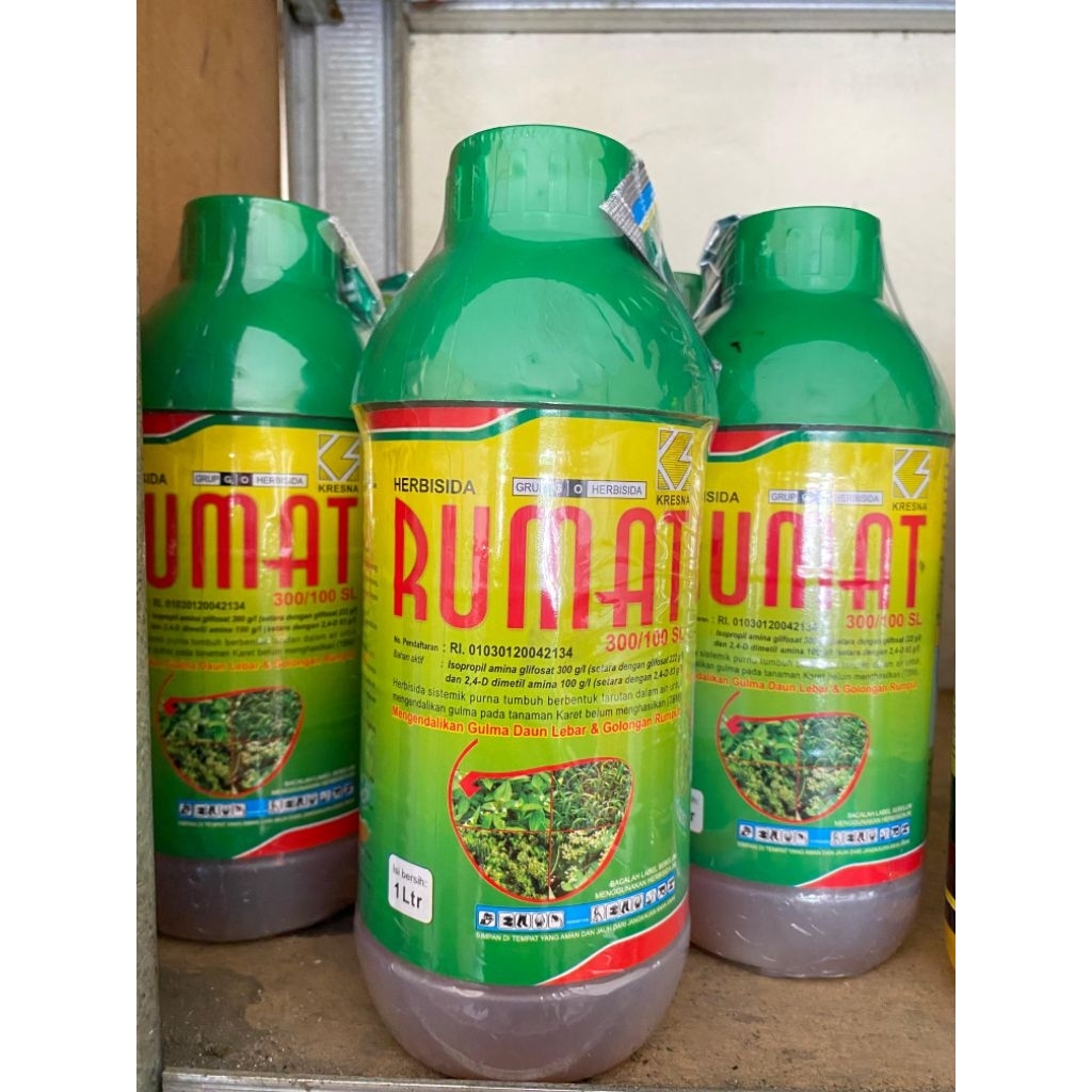 Herbisida atau Racun Rumput Rumat ukuran 1L