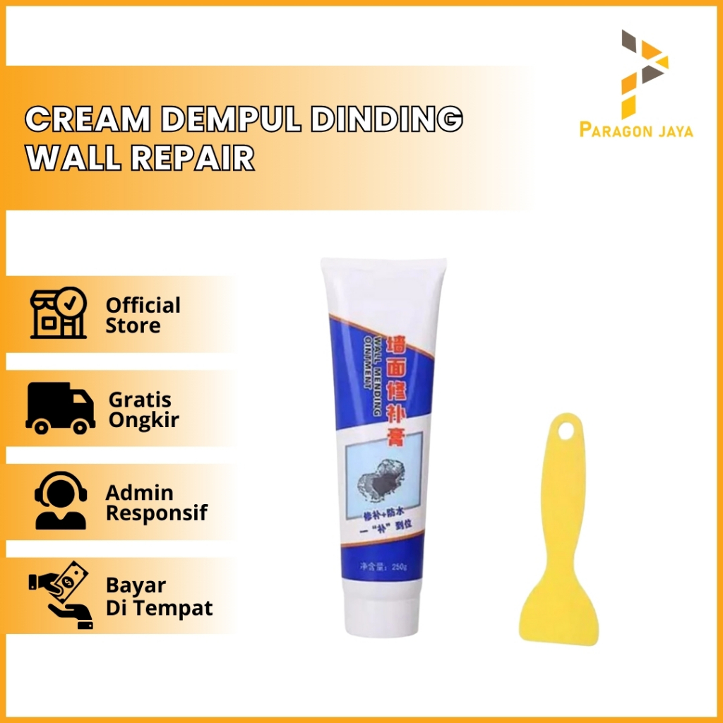 Cream Dempul Dinding Wall Repair Cream Wall Mending Oinment
