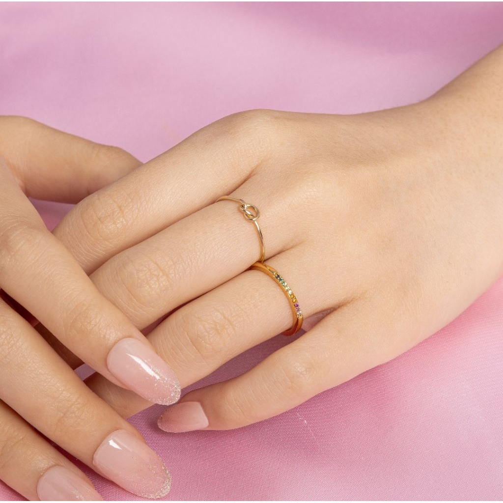 --Varian Cincin Emas Murni/Asli Emas 24 karat--