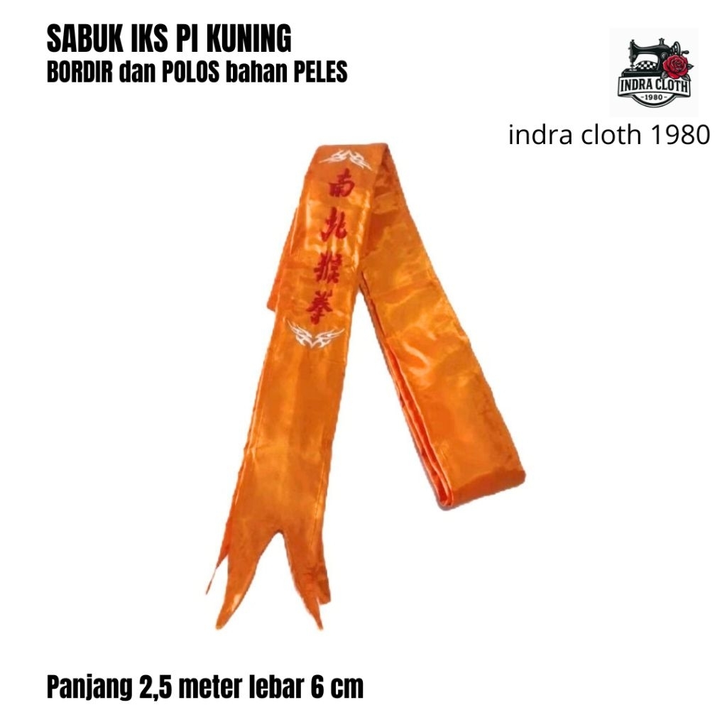 Sabuk Kuning Ikspi Bahan Peles Sabuk Kuning Bordir Sabuk Kuning Polos Sabuk Kuning Ikspi Kera Sakti