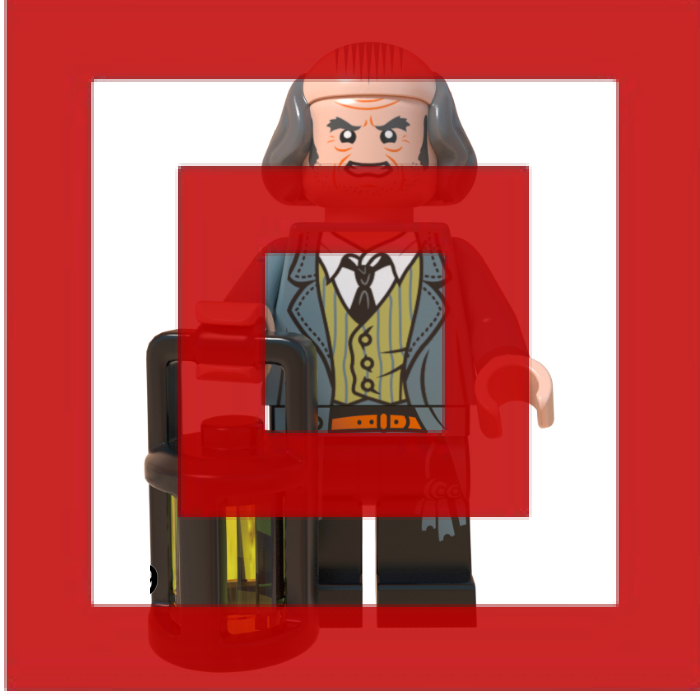 Harry Potter Argus Filch Squid Hogwarts Guard Action Figure Mini