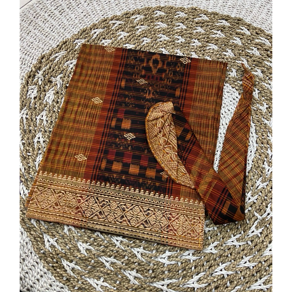 Saput set  udeng endek