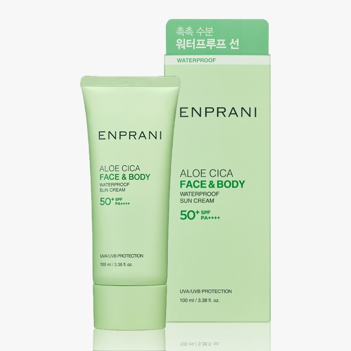 ENPRANI Aloe Face & Body Waterproof Sun Cream SPF50+ PA++++100ml