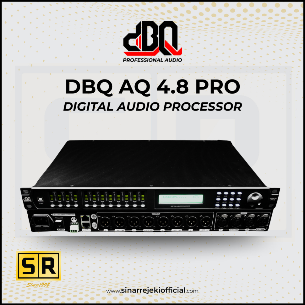 Digital Audio Manajemen Processor Speaker DBQ AQ 4.8 PRO