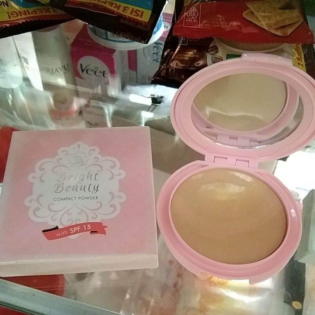 Viva Compact Powder Pink Shade Natural/Bedak Viva/Bedak Padat/Viva Compact Powder Natural