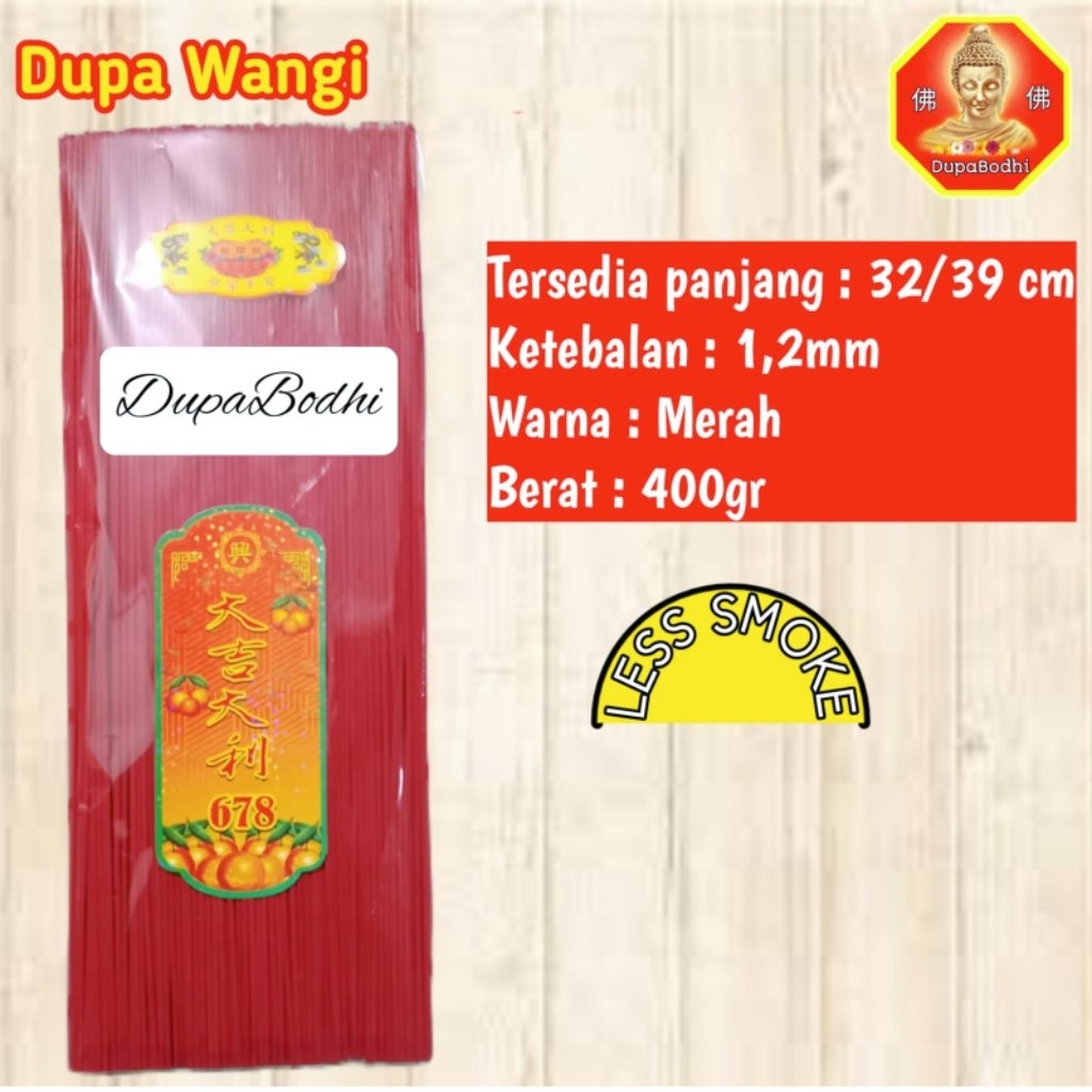 dupa wangi kode 678 / hio wangi / dupa harum / hio harum / dupa medan / dupa imlek