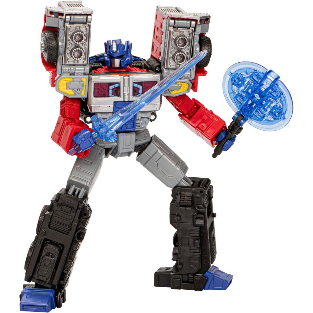Transformers Legacy United Leader Class G2 Universe Laser Optimus Prime, Action Figure Konversi 7,5 