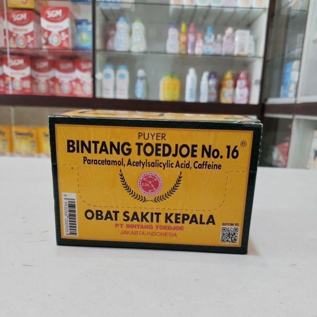 Puyer 16 Bintang Tujuh Box isi 10 Lusin (120 bungkus)