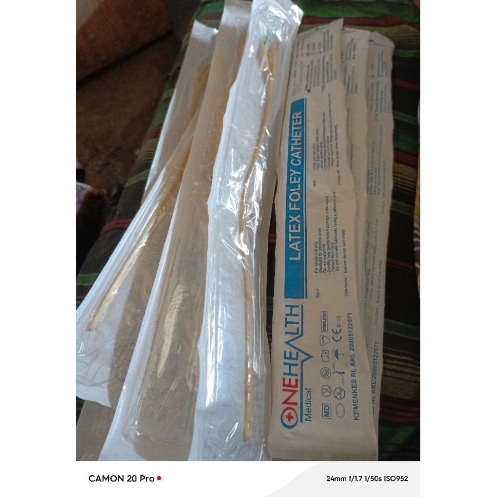 onehealt latex foley catheter 2 way