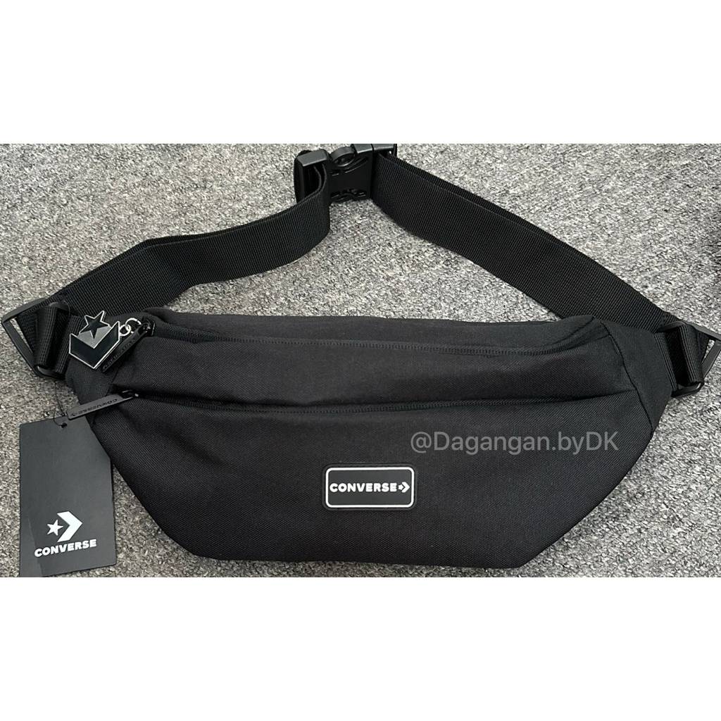 Tas Converse Waistbag Original 100% Full Hitam (Limited)