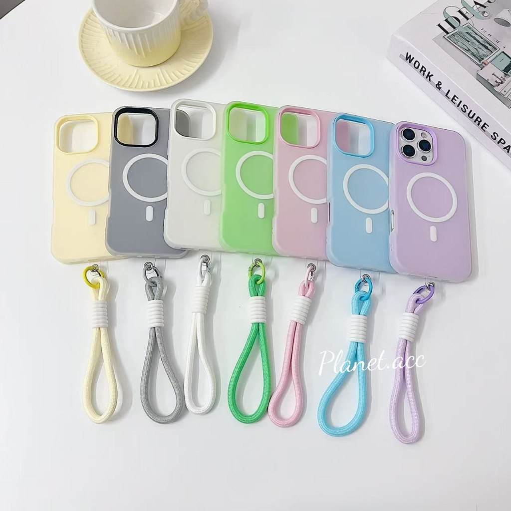 Case jelly 2 IN 1 magsafe IPHONE 16-IPHONE 17-IPHONE 17 PRO-IPHONE 17 PRO MAX softcase warna