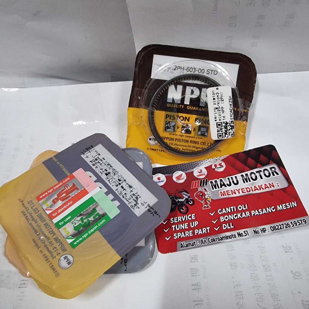 RING SEHER/RING PISTON (2PH) MIO M3, SOUL GT 125, X-RIDE 125 NPP