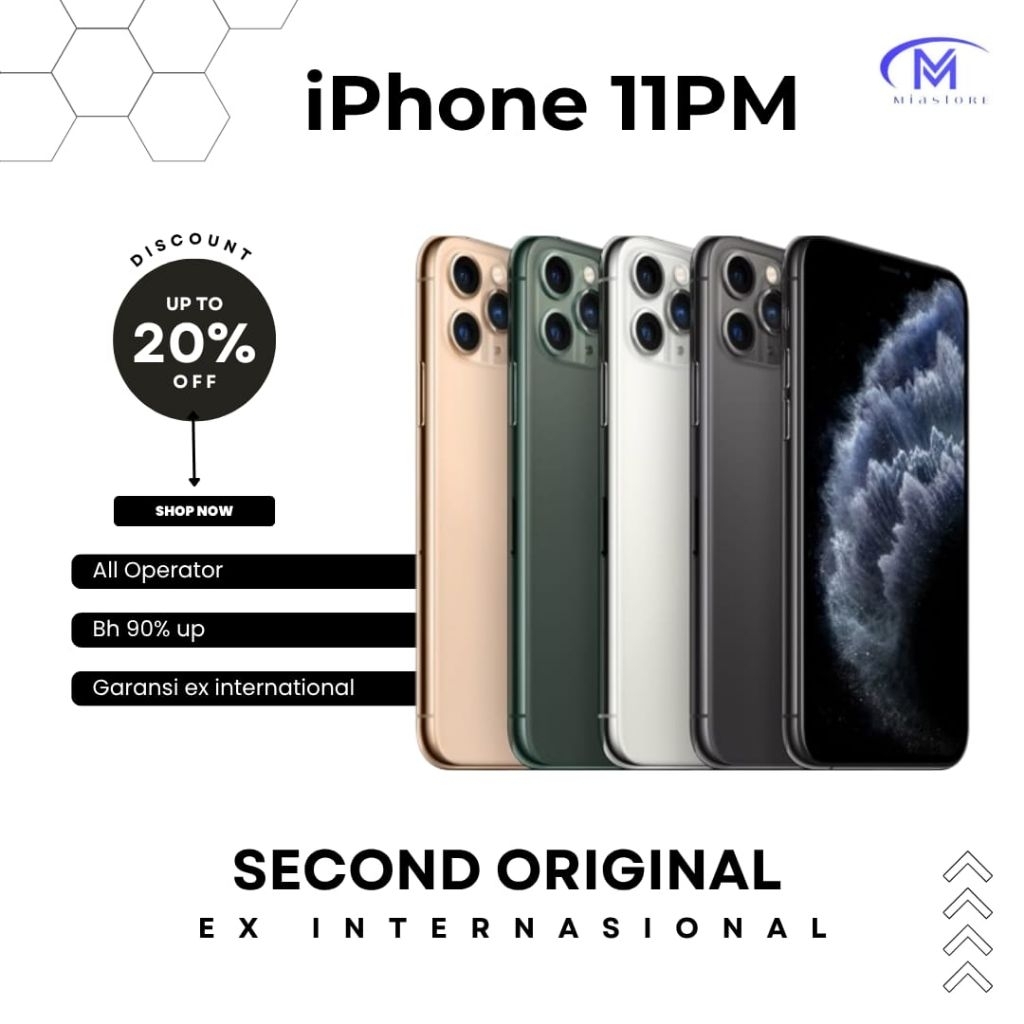 11 PRO MAX 64/128/256GB SECOND ORIGINAL MULUS FULLSET