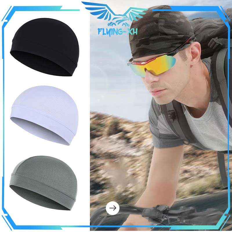 Cap Inner Helm Sepeda Motor Universal Topi Sepeda Kupluk Helm Pelindung Kepala Anti UV Windproof Bre