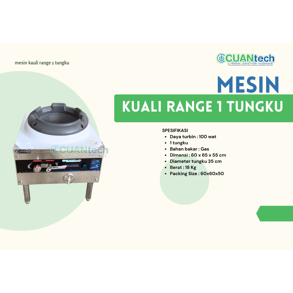 Kwali Range 1 Tungku 35 cm