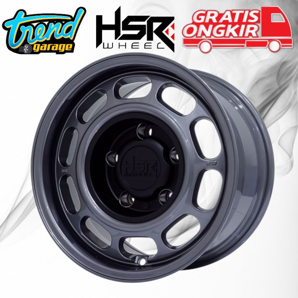 Velg Mobil R15 Type Hsr klg lubang 5X139.7 untuk : feroza katana jimny dll.