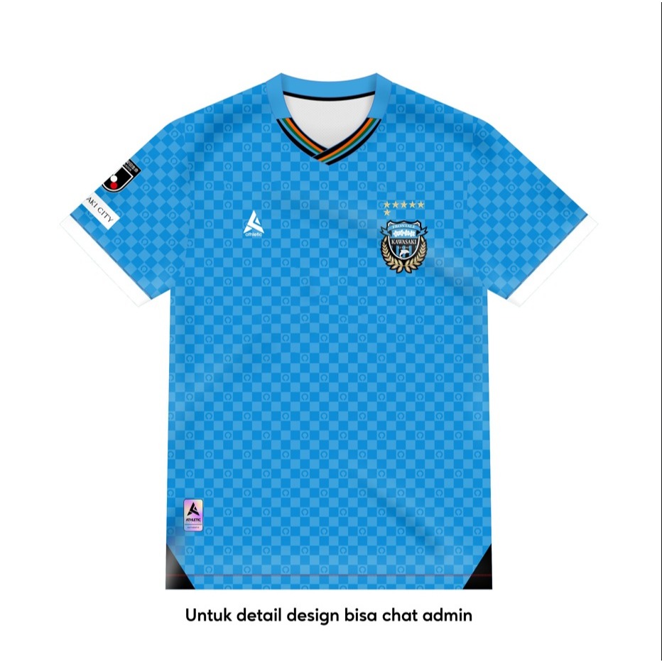 ATHLETIC SPORTWEAR - Jersey Vintage Bola Fantasy Kawasaki Frontale Home 2024 Fullprinting Casual - A