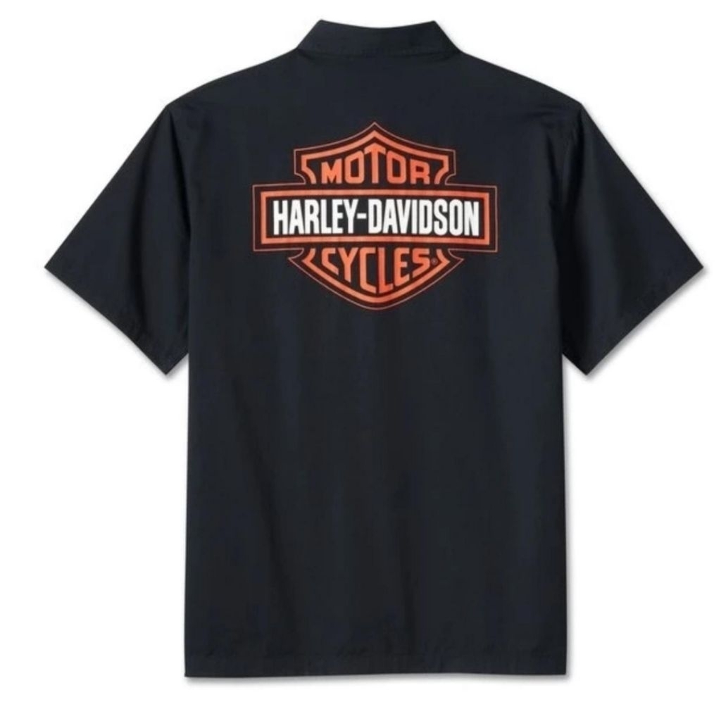 KEMEJA HARLEY_DAVIDSON
MEN'S BAR & SHIELD SHIRT BLACK BEAUTY | ORIGINAL HARLEY GENUINE 99055-24VM