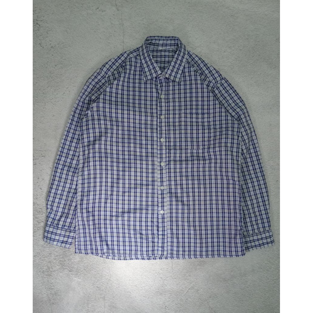 KEMEJA BIRU GINGAM