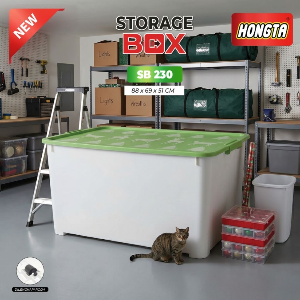 KONTAINER BOX PLASTIK JUMBO. STORAGE. Box CONTAINER HONGTA (KARGO)