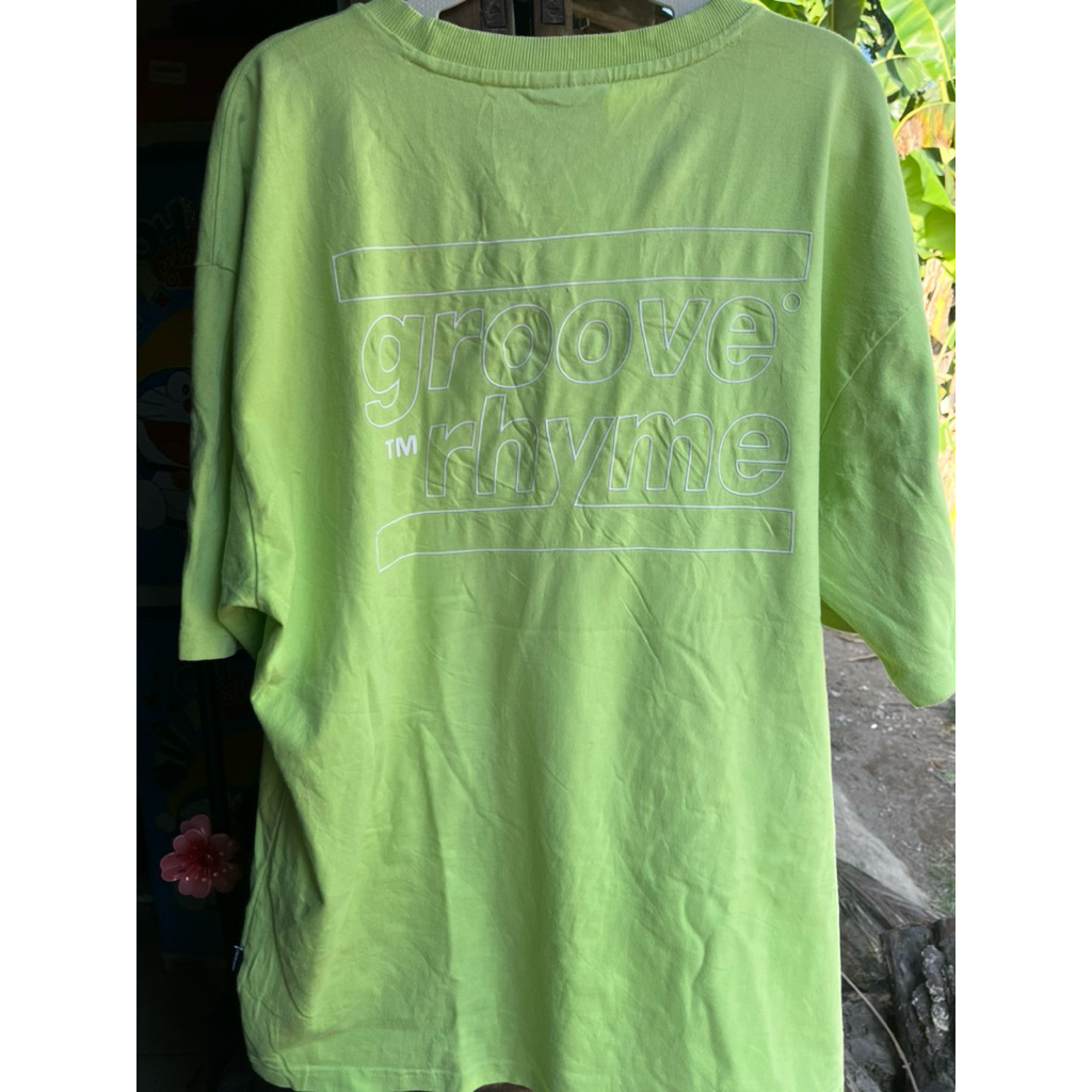 Tsirt Groove Rhyme original oversize kaos groove rhyme original