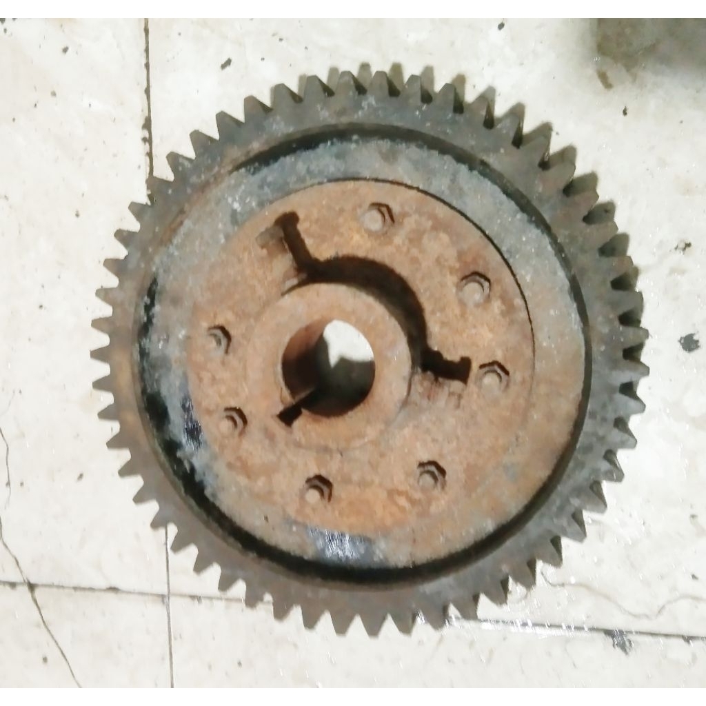 roda gigi sepur spur gear lurus 32cm 52T copotan