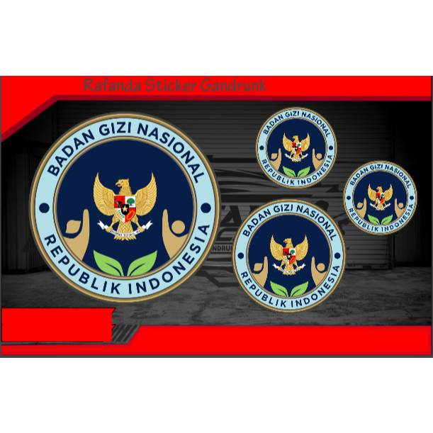 STIKER MBG BGN SPPG BADAN GIZI NASIONAL
