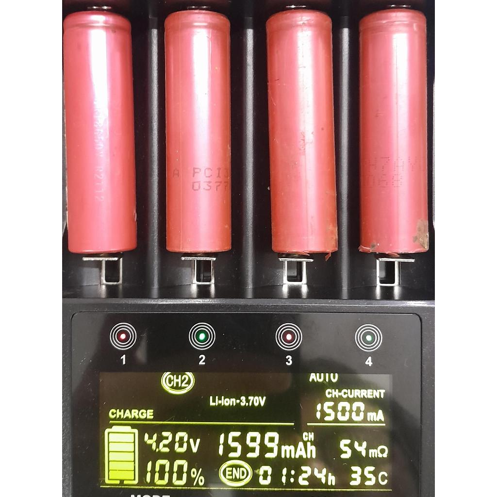 Baterai Cell 18650 Merk Sanyo, Panasonic, Sony, Samsung, LG Dikirim Random. Battery Cell Notebook La