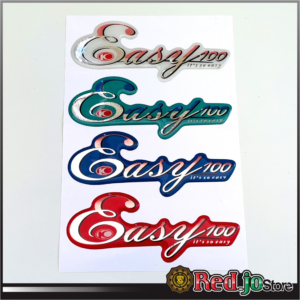 Stiker Kymco Easy 100 | Stiker Kymco | Stiker Emblem Kymco | Sticker Resin Kymco | Sticker Motor
