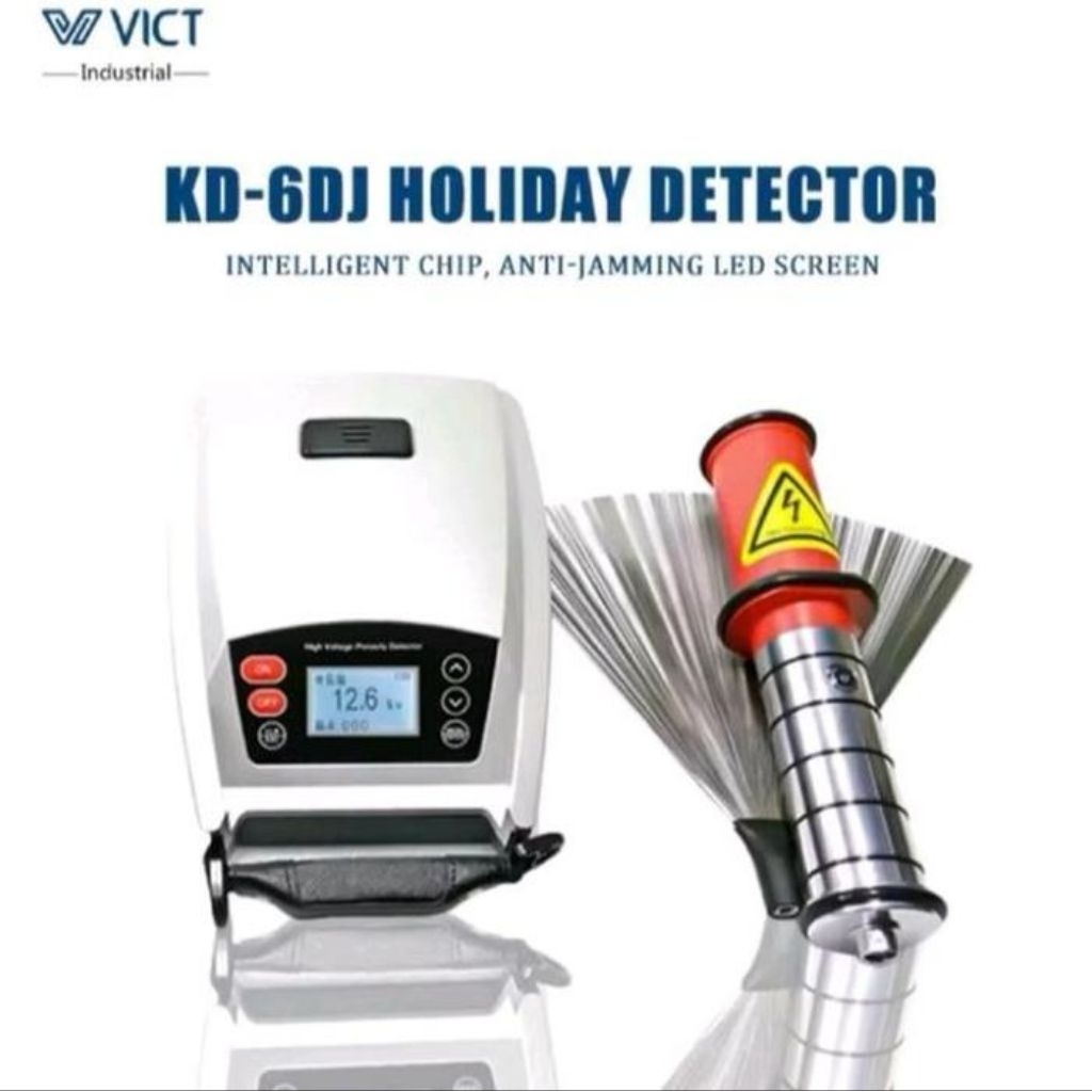 Holiday Detector KD-6DJ Holiday Meter Pinhole Tester Gauge Leak Detector KD-6DJ