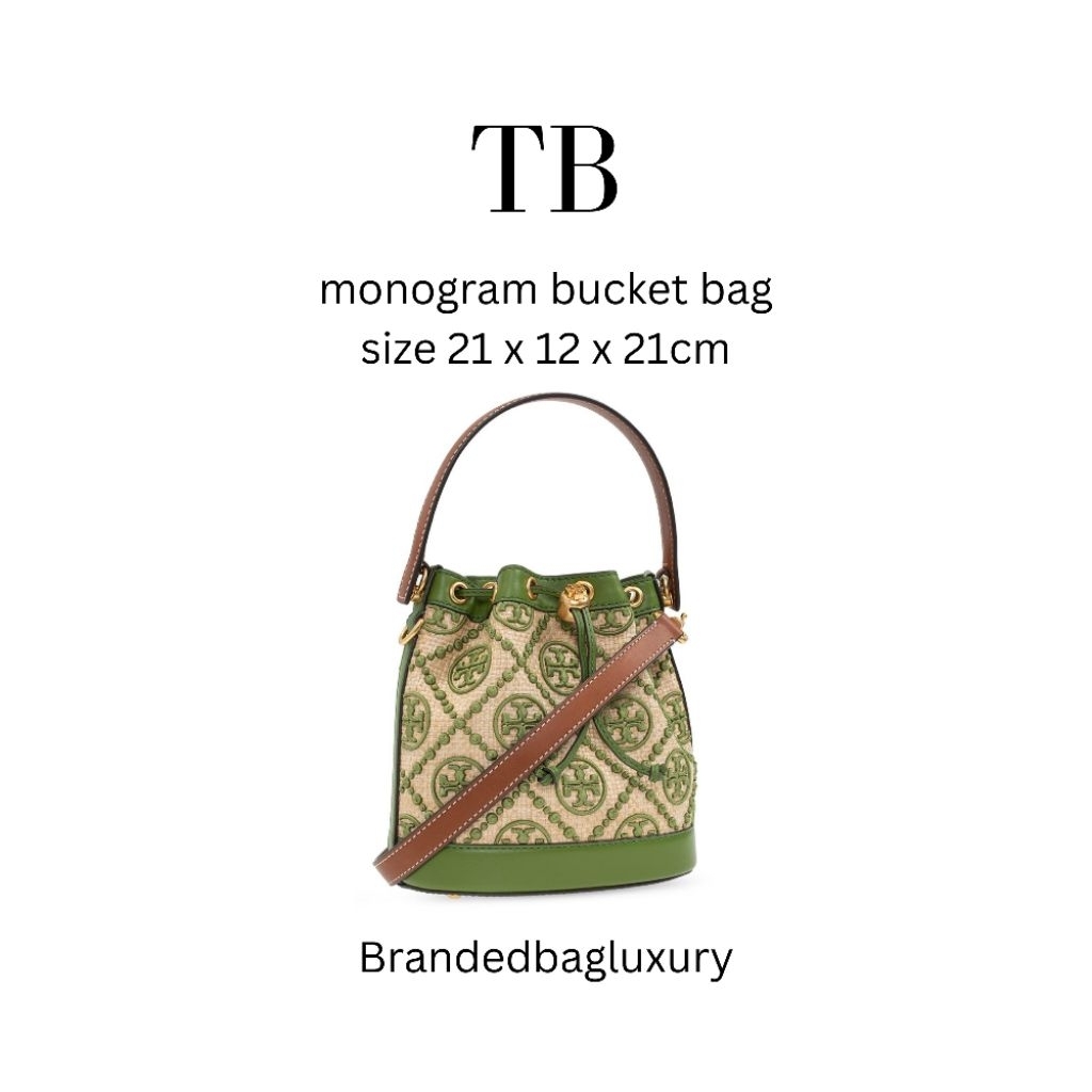 tb monogram bucket bag 21