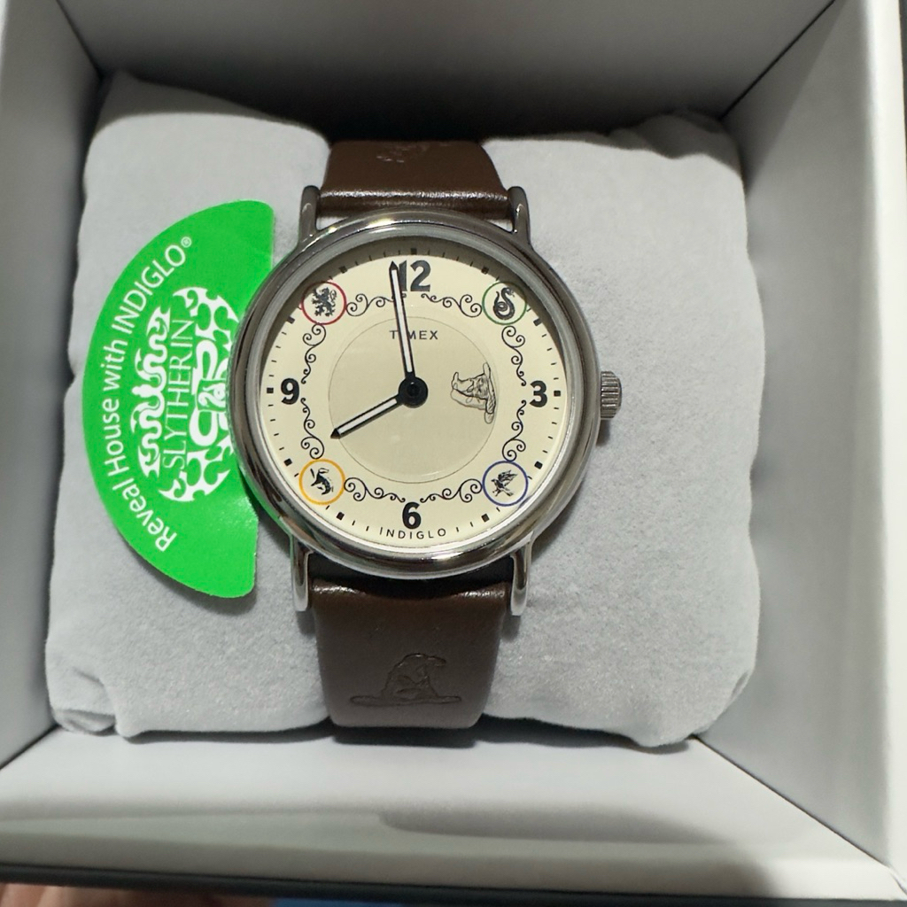 [Rare] Jam Tangan Unisex Timex Weekender Slytherin House Harry Potter New Original
