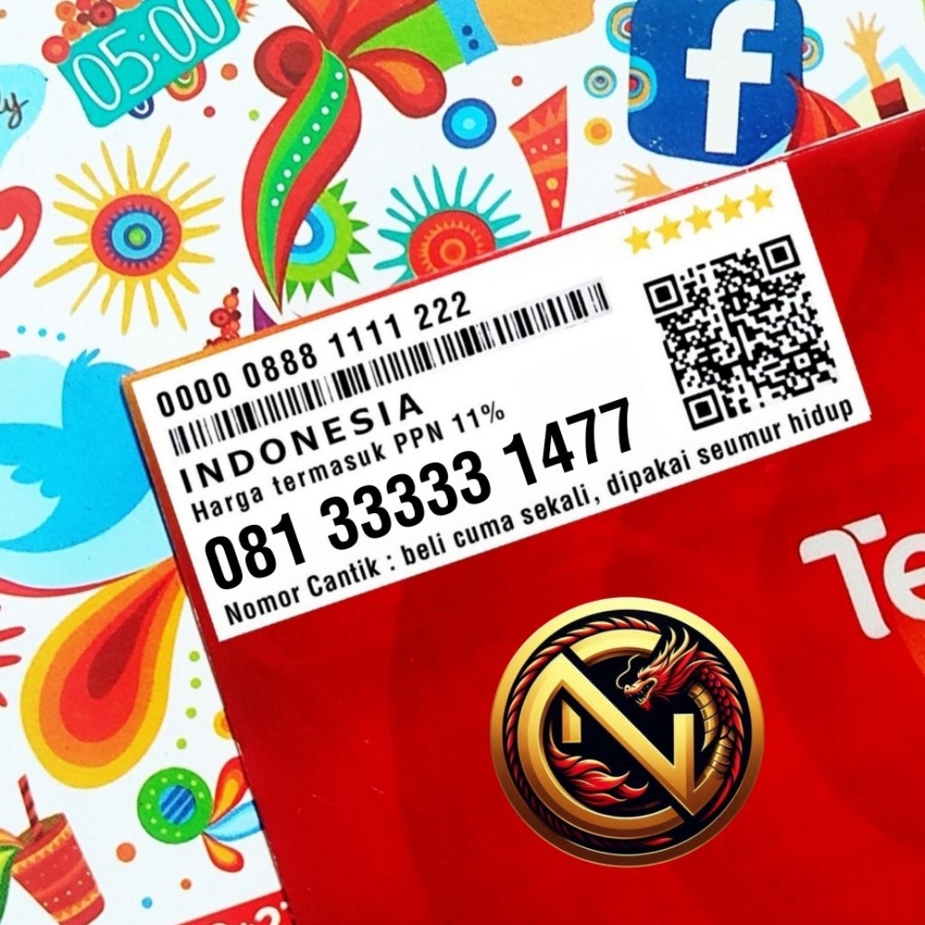 Nomor Cantik Kartu Perdana SimPATI dan As Telkomsel Combo Sakti 081 333331 477 panca  33333