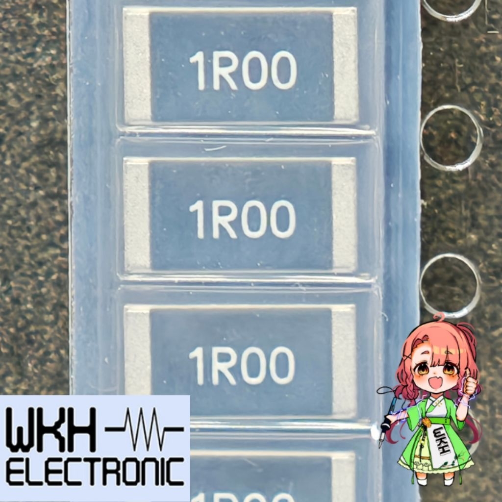 Resistor 1R0 1R 1 R 1Ohm code Chip SMD 2512 SMD2512 3W toleransi 1%