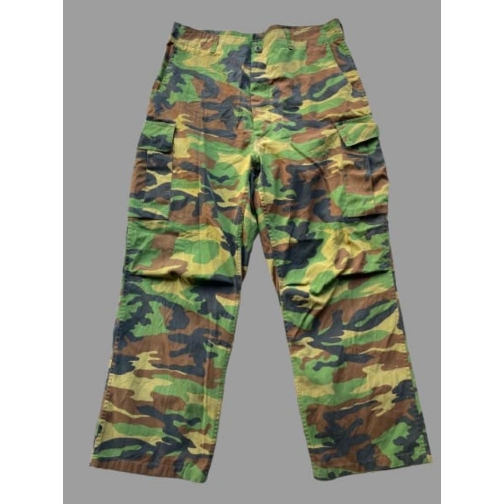 Celana Kargo Trousers Vintage Camo Loreng Woodland ROKA Korea Army (7)